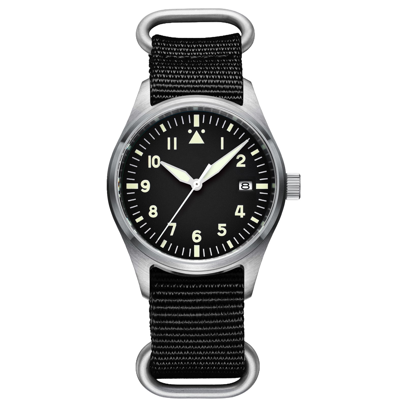 <Sterile Version>ADDIESDIVE® Black Dail Elegant Men Automatic Watch Diver 200M (H2)