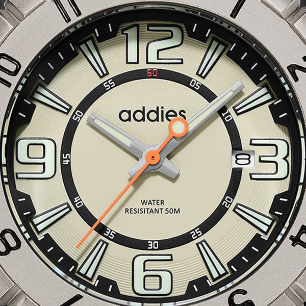 ADDIES Sporty Quartz Watch MY-057 , 50m Waterproof
