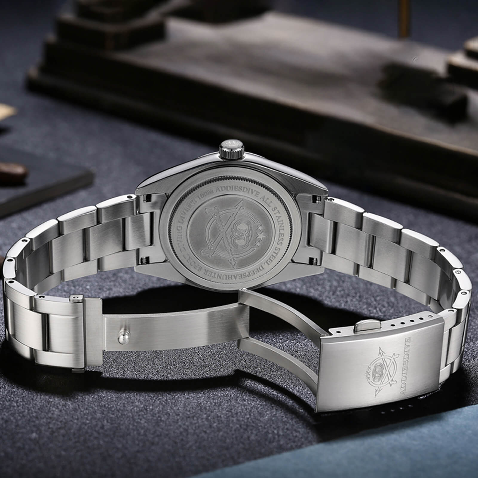 ★Flash Sale★ADDIESDIVE 36mm Luxury VH31 Quartz Watch AD2066