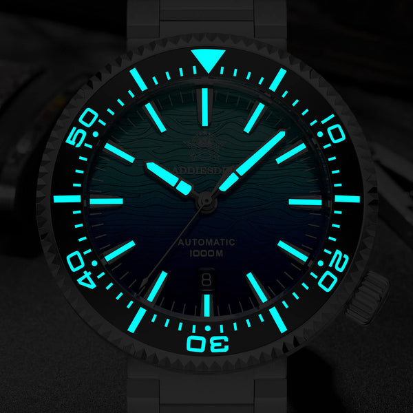 Addiesdive 46mm Puck Style Diver Watch AD2526 – 1000M Water Resistant, Japan 8215 Automatic