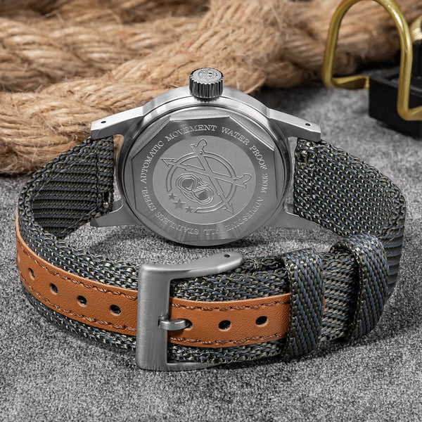 ★Weekly Deal★ADDIESDIVE 36mm Vintage Mechanical Watch AD2076