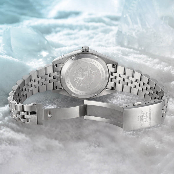 Addiesdive 39mm 3D Glacier Polar Bear Dial Automatic Watch (AD2042)