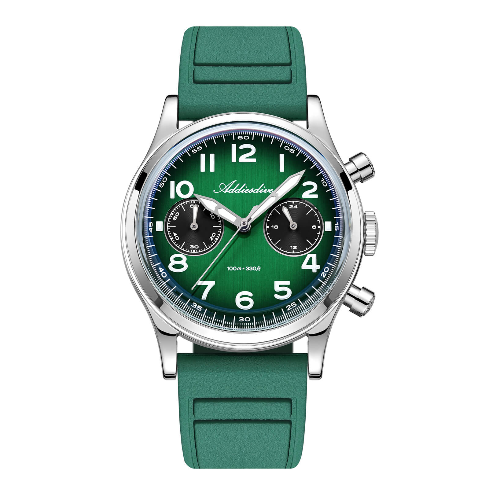 ★SuperDeals★ADDIESDIVE 38mm VK64 Chronograph Watch AD2516
