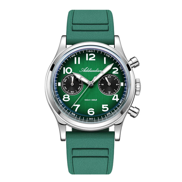 ★SuperDeals★ADDIESDIVE 38mm VK64 Chronograph Watch AD2516