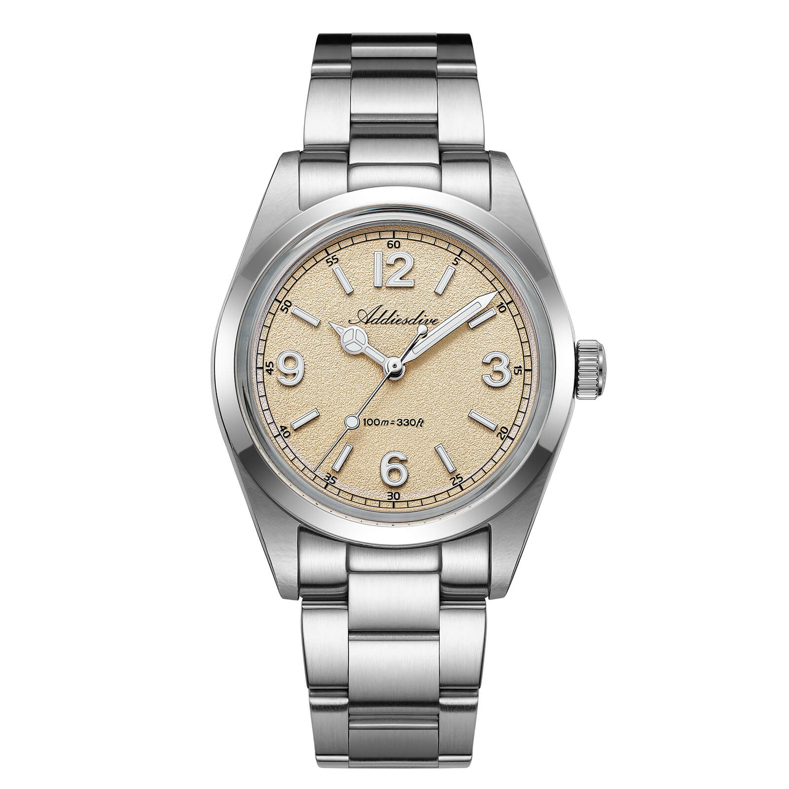 ADDIESDIVE 36mm VH31 Quartz Field Watch AD2518