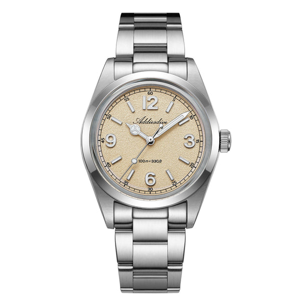 ADDIESDIVE 36mm VH31 Quartz Field Watch AD2518