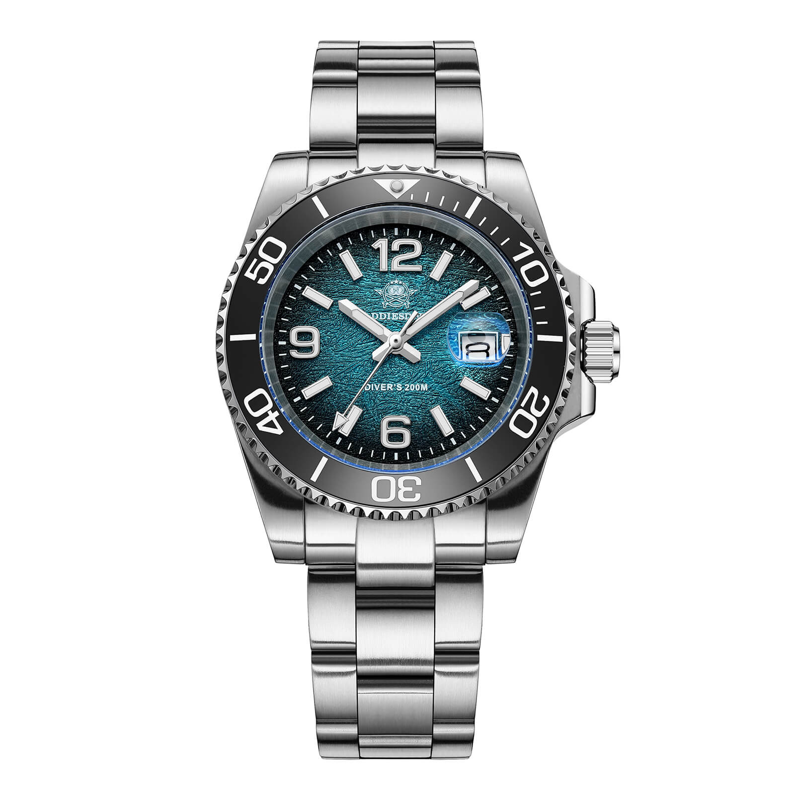 Addiesdive 41mm Modern Sub Quartz Watch with 200M Water Waterproof,AD2513