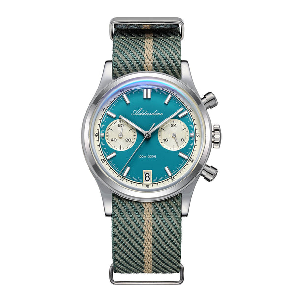 🔥Anniversary Sale🔥ADDIESDIVE 38mm Quartz Chronograph Watch – VK64 / 0S21 Options