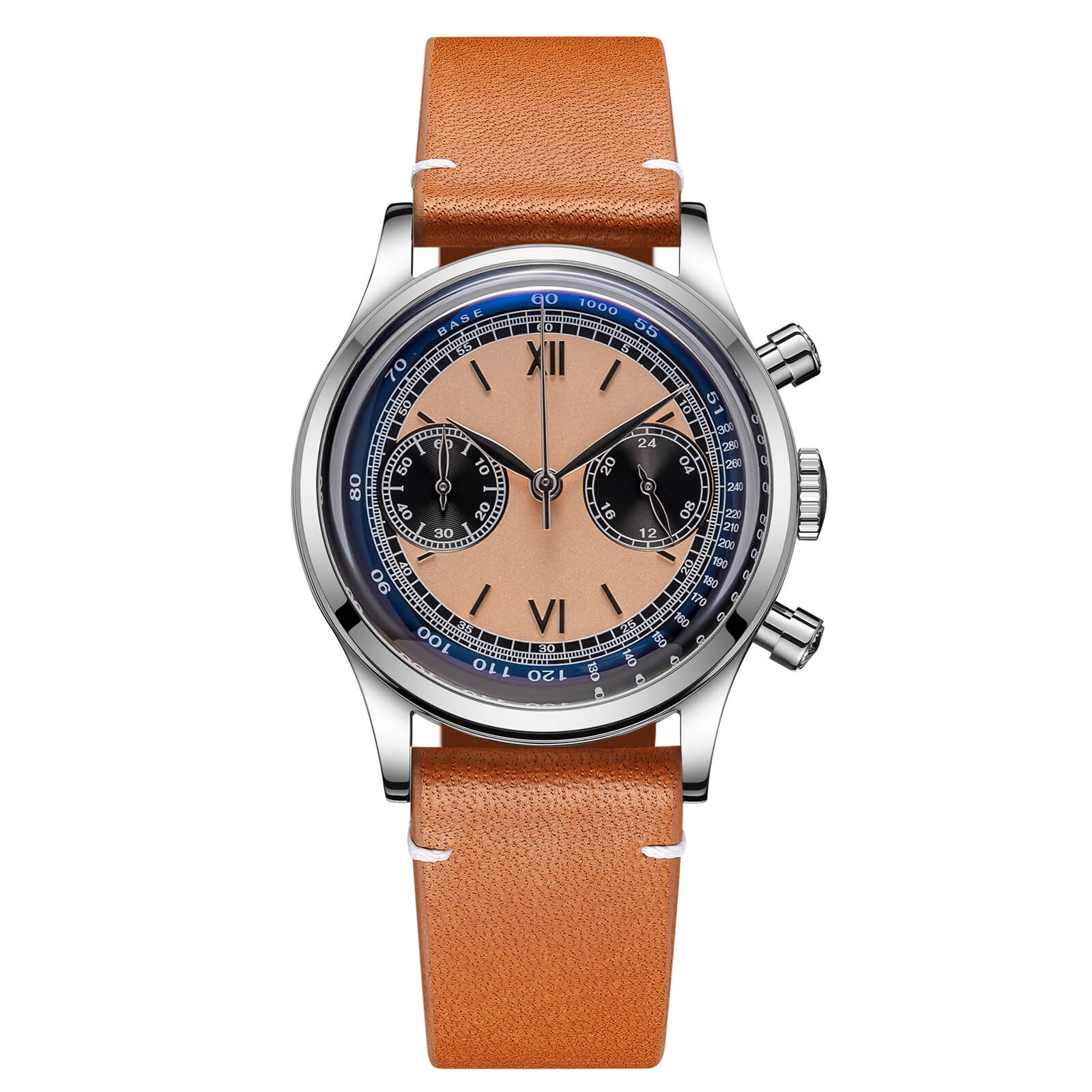 ADDIESDIVE Panda BB Chronograph Retro Men Watch 38mm Quartz Watch, AD2037
