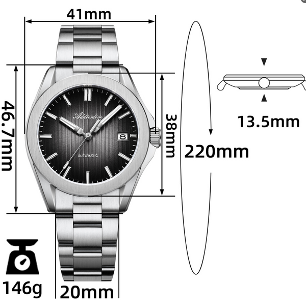 ★Weekly Deal★ADDIESDIVE 38mm NH35 Automatic Watch AD2080