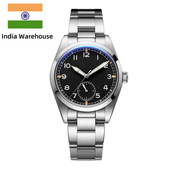 ★India Warehouse★ADDIESDIVE 36mm VH60 Vintage Pilot Watch(AD2099)