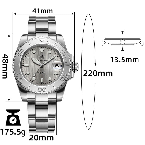 Addiesdive Modern Sub Dive Watch AD2087