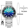 Addiesdive 46mm Puck Style Diver Watch AD2526 – 1000M Water Resistant, Japan 8215 Automatic