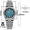 ★India Warehouse★ADDIESDIVE 36mm DJ Homage Men Watch AD2512