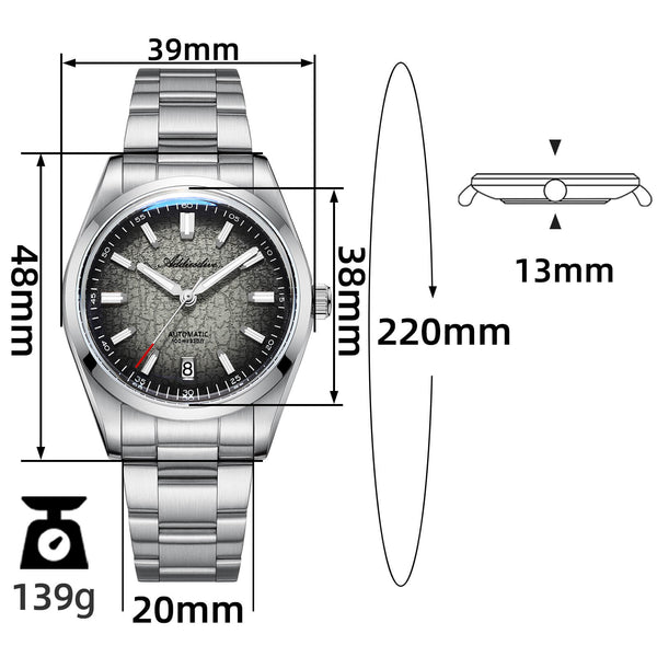 ★India Warehouse★Addiesdive 39mm Luxury NH35 Automatic Watch AD2091