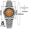 ★New Arrival★ADDIESDIVE 36mm DJ Homage Men Watch AD2512
