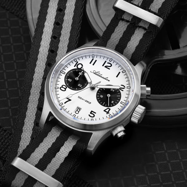 ADDIESDIVE 39mm VK64 AD2538 Chronograph Watch