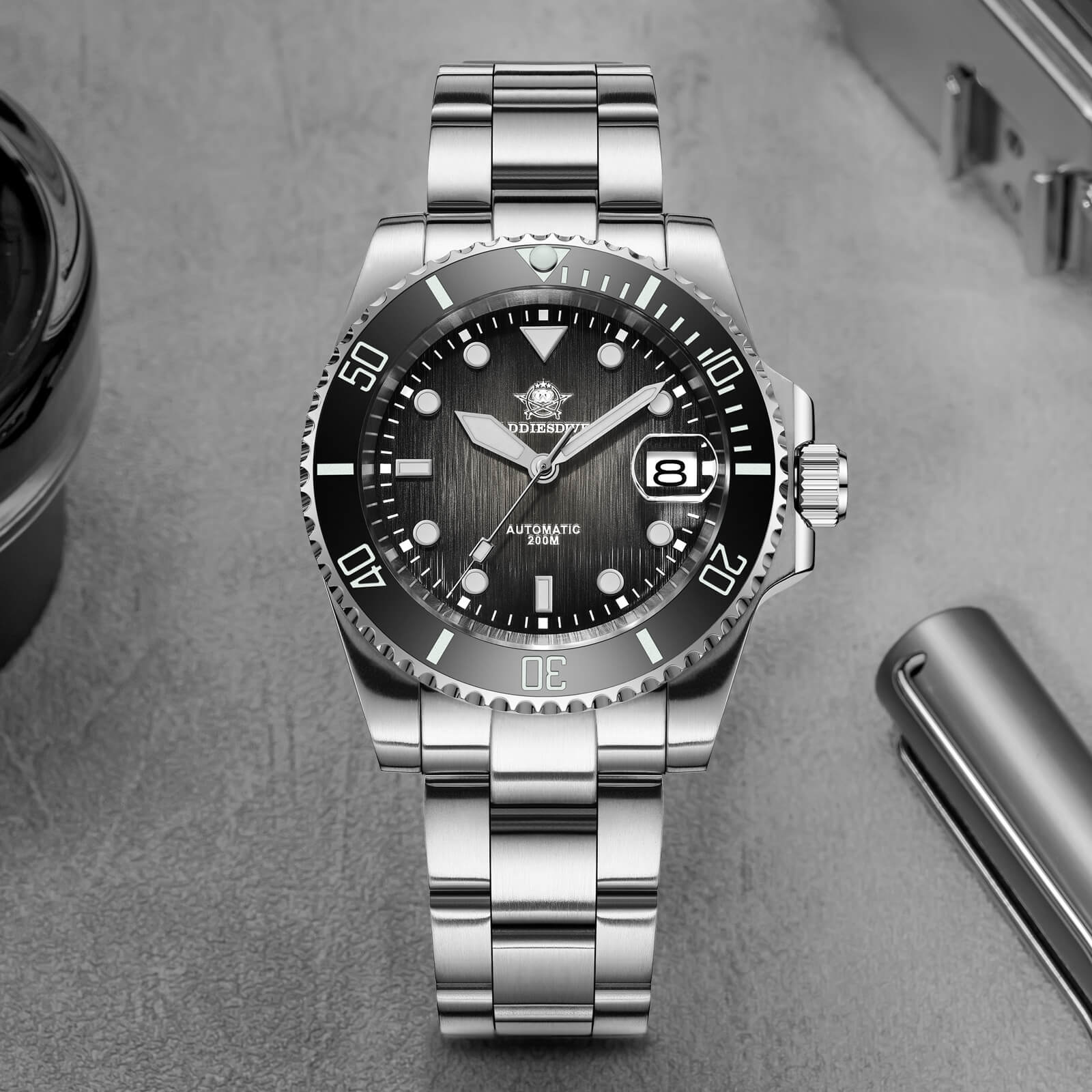 ADDIESDIVE Stainless Steel Sub Dive Watch AD2078