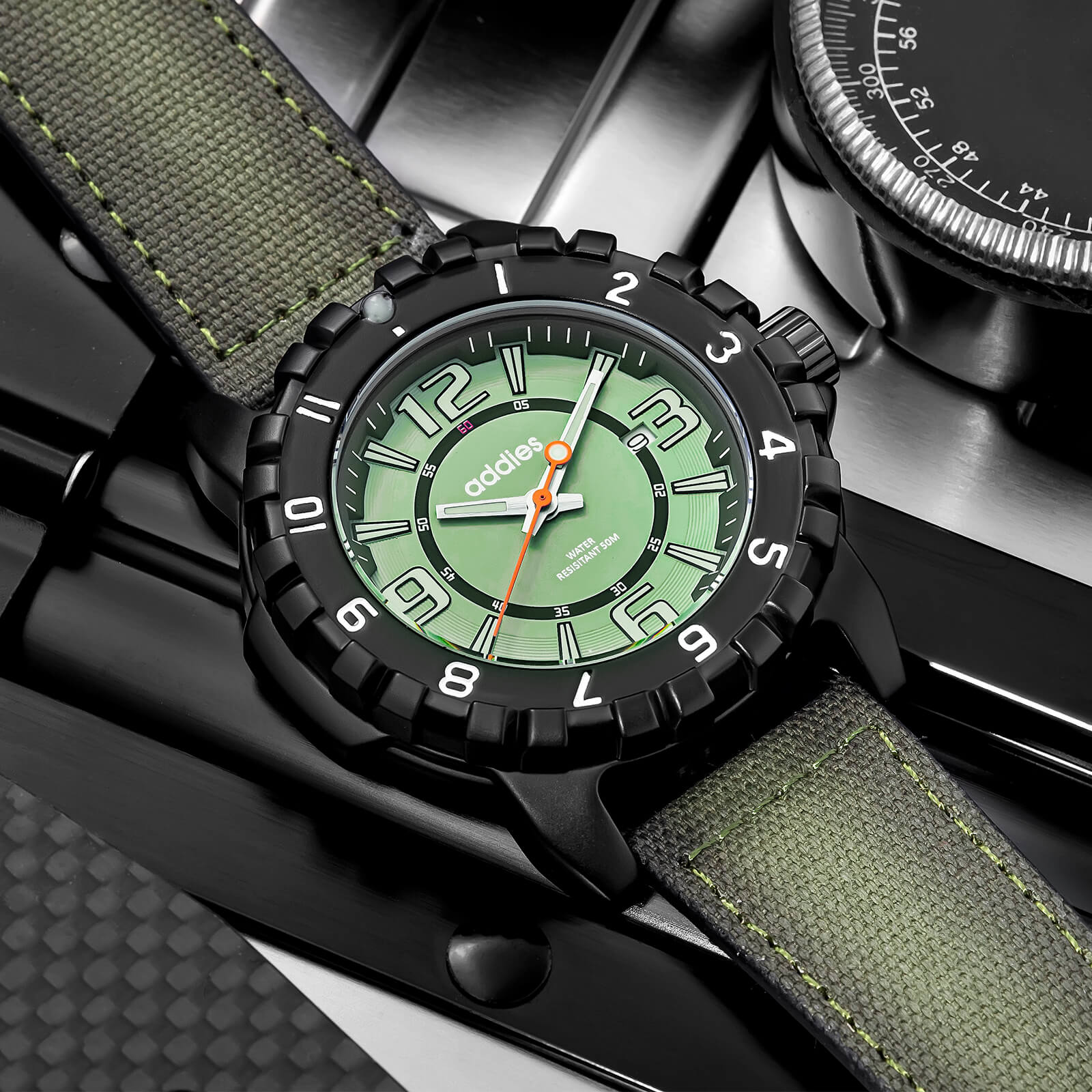 ADDIES Sporty Quartz Watch MY-057 , 50m Waterproof