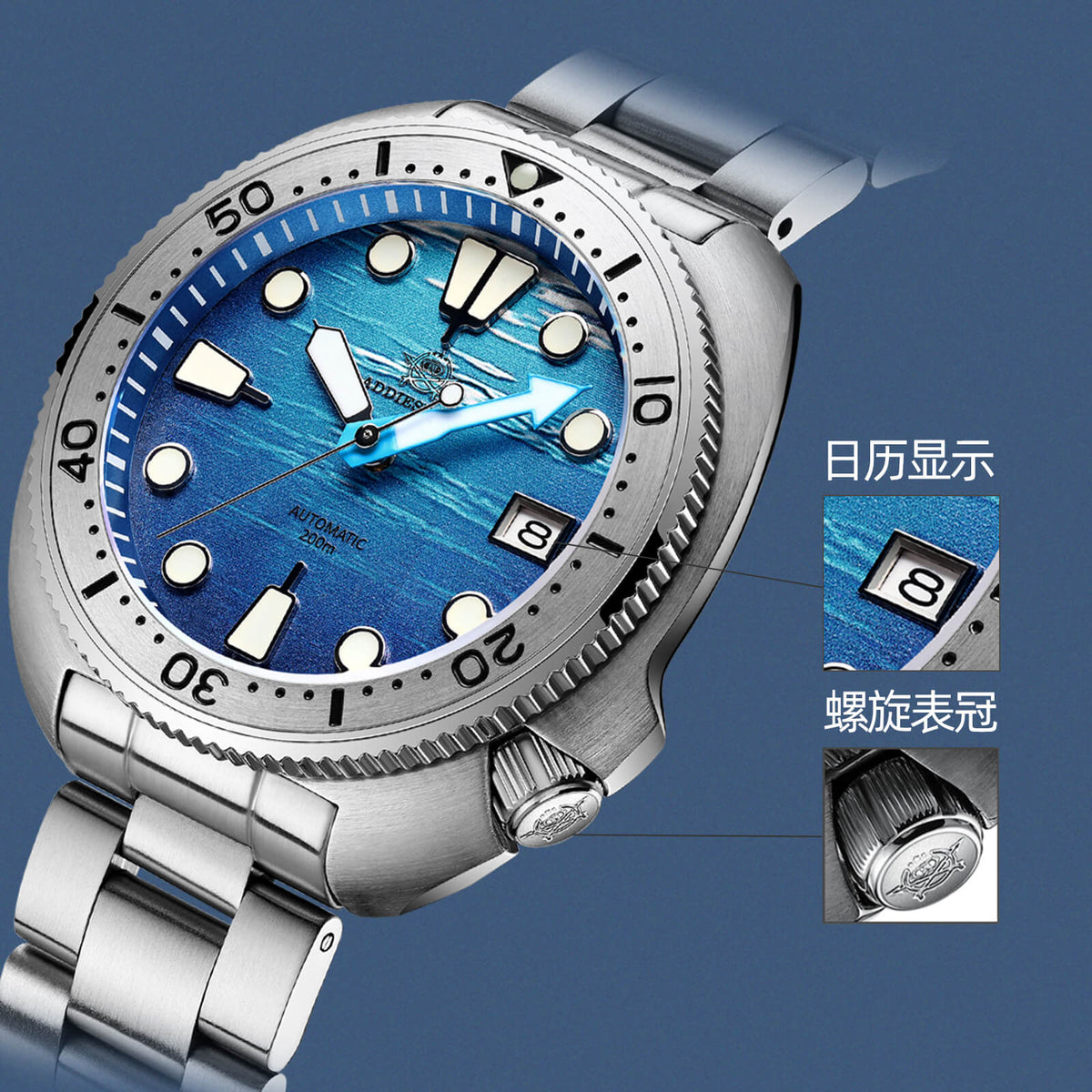 Turtle dial clearance