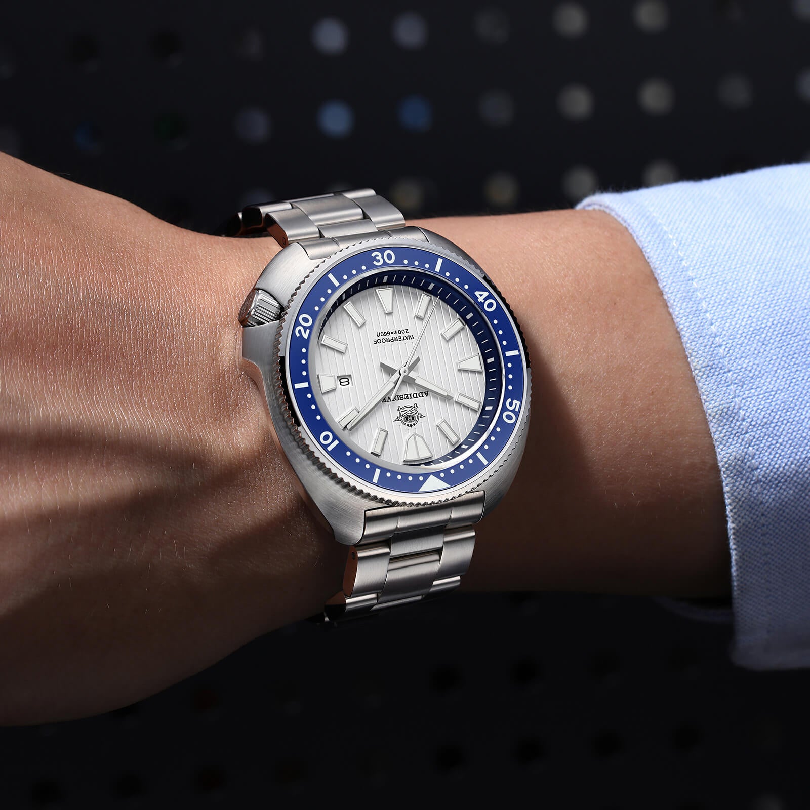 ★Weekly Deal★Addiesdive Turtle Quartz Diver Men Watch AD2507