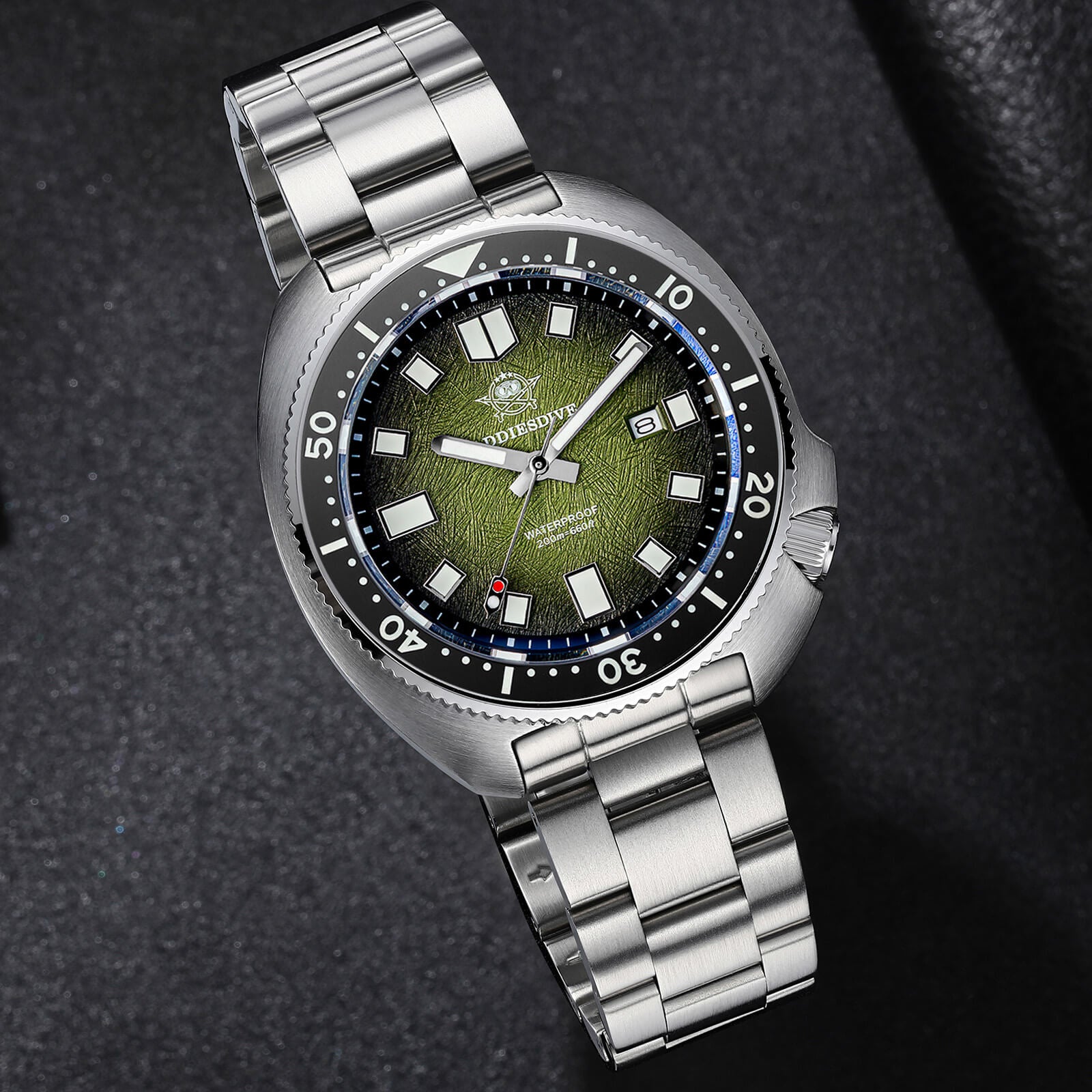 ★New Arrival★Addiesdive Turtle Quartz Diver Men Watch Sapphire Crystal AD2511