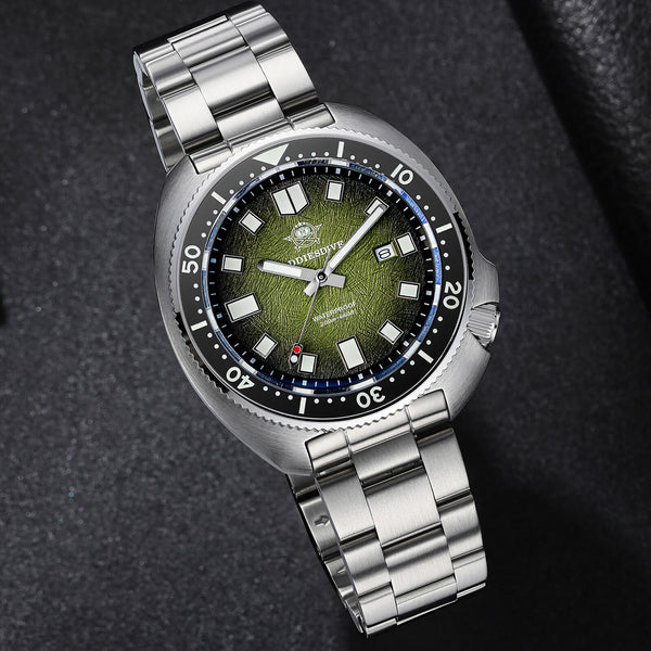 ★New Arrival★Addiesdive Turtle Quartz Diver Men Watch Sapphire Crystal AD2511