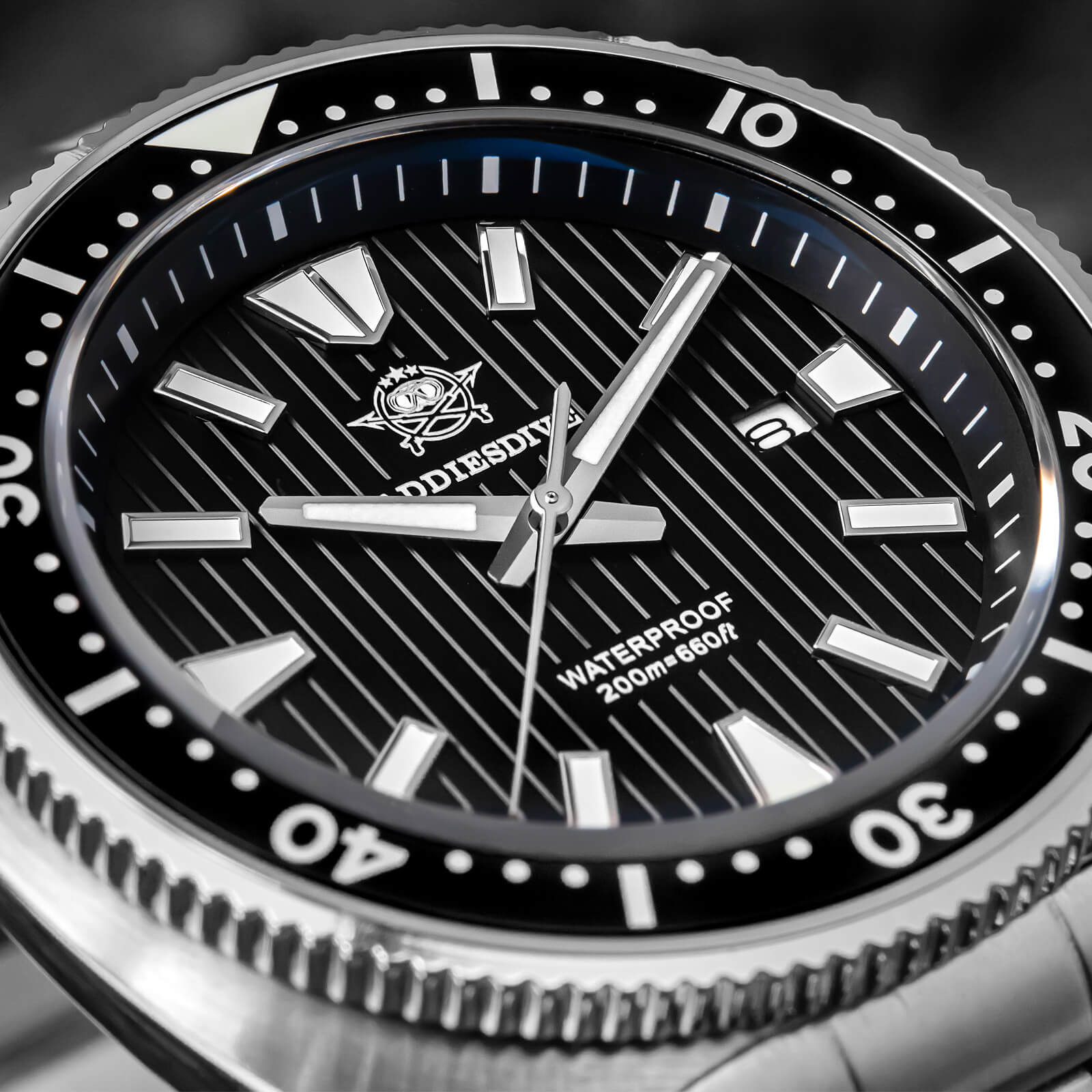 ★Weekly Deal★Addiesdive Turtle Quartz Diver Men Watch AD2507