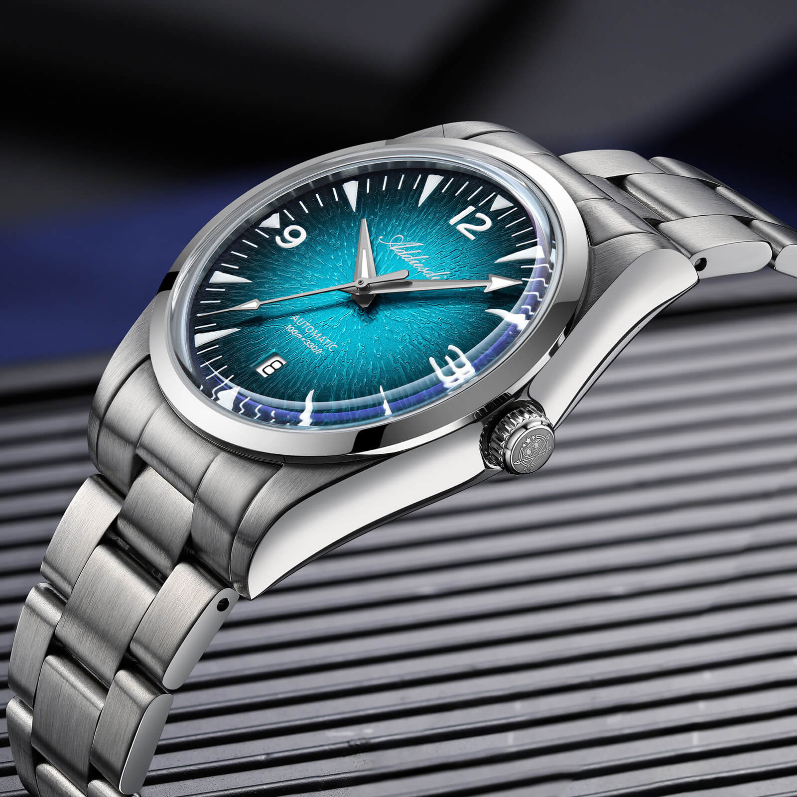 ★SuperDeals★Addiesdive 39mm Breath of the Ocean 8215 Men Watch ,AD2508