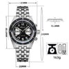 EU Warehouse-ADDIESDIVE 41mm Panda Dial Quartz Chronograph Watch VK64(AD2034)
