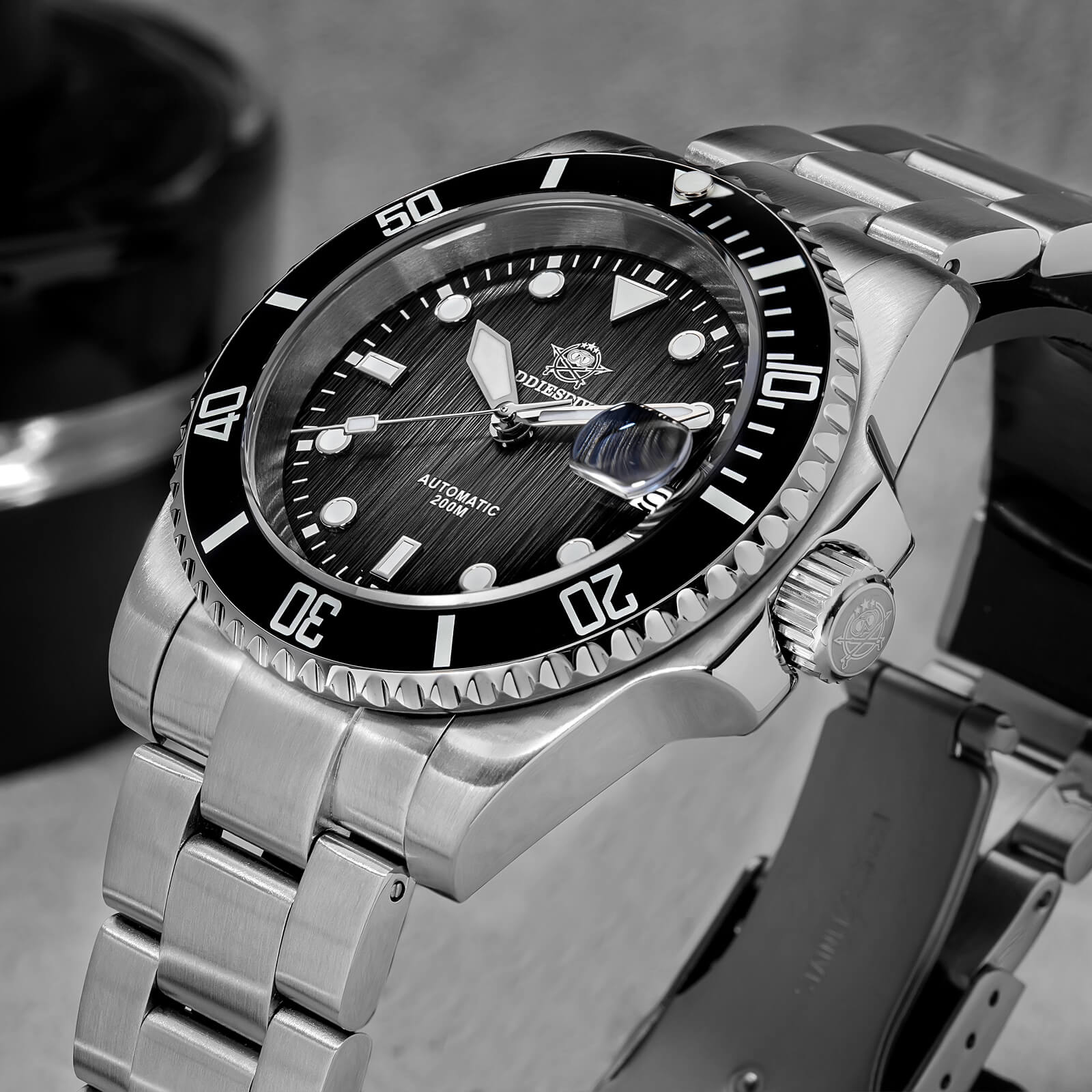 ADDIESDIVE Stainless Steel Sub Dive Watch AD2078