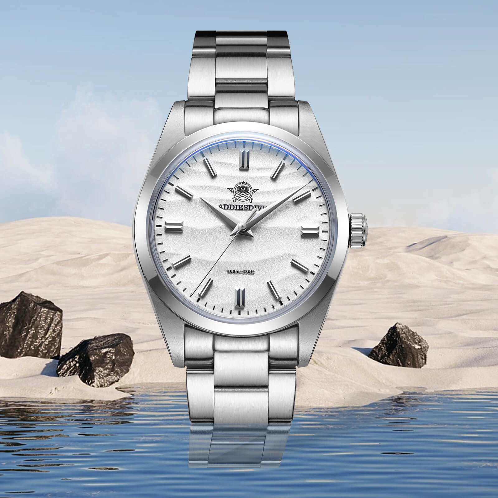 ★India Warehouse★ADDIESDIVE 36mm Quartz Watch VH31 Movement (AD2030)