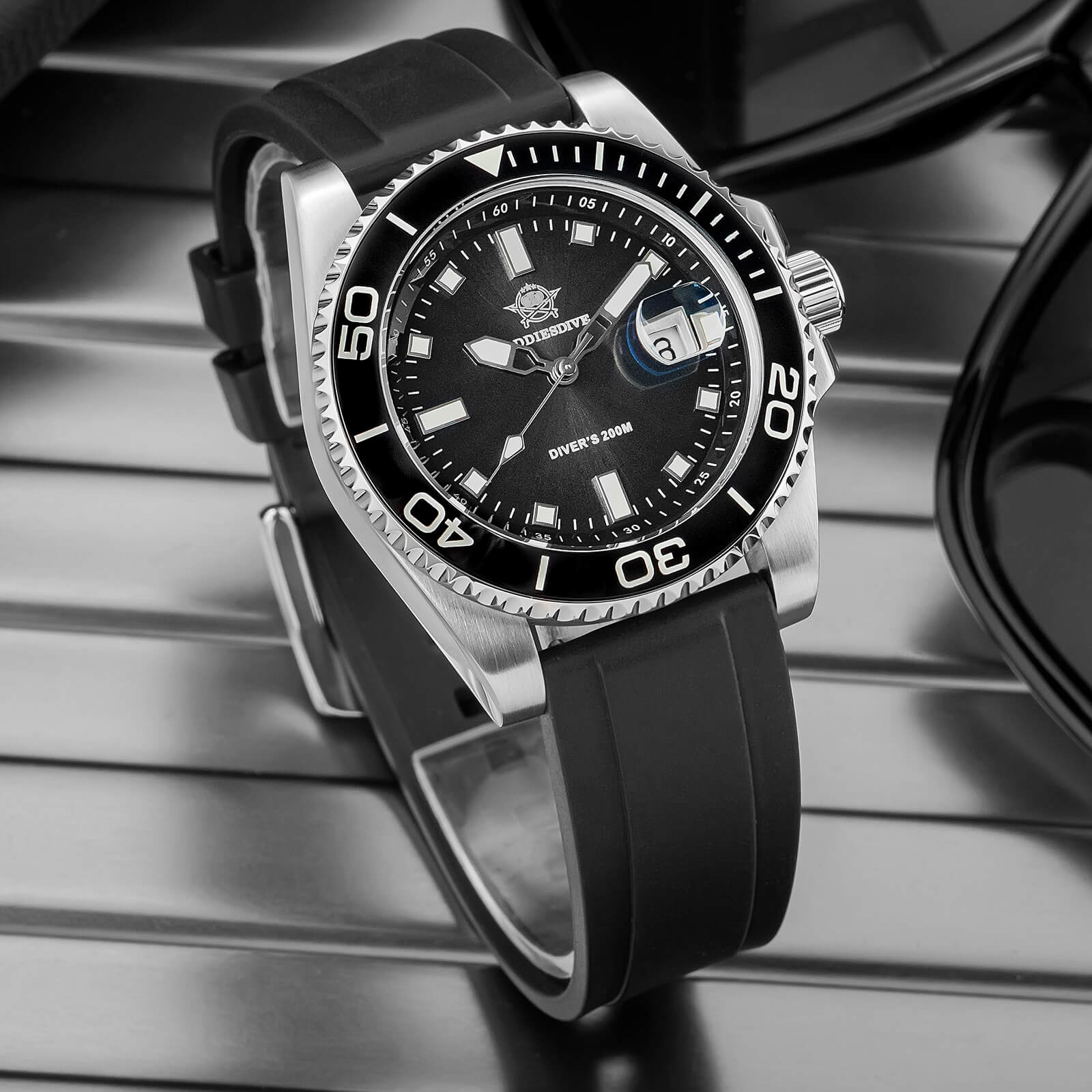 ★October Sale★ADDIESDIVE 41mm Quartz Dive Watch AD2089