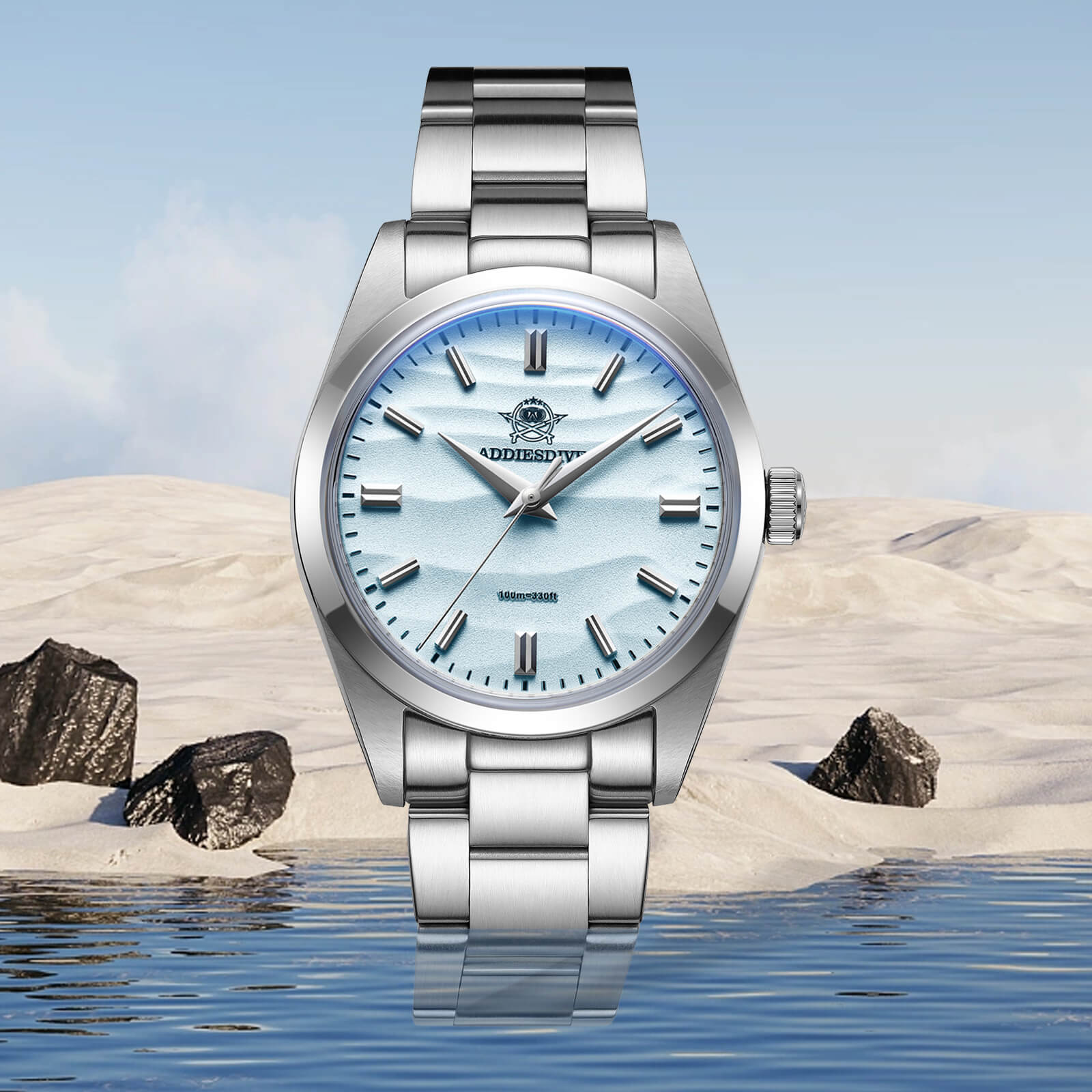 ★India Warehouse★ADDIESDIVE 36mm Quartz Watch VH31 Movement (AD2030)