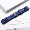 ADDIESDIVE Silicone Watch Strap For Men Diver Watches Blue 22mm