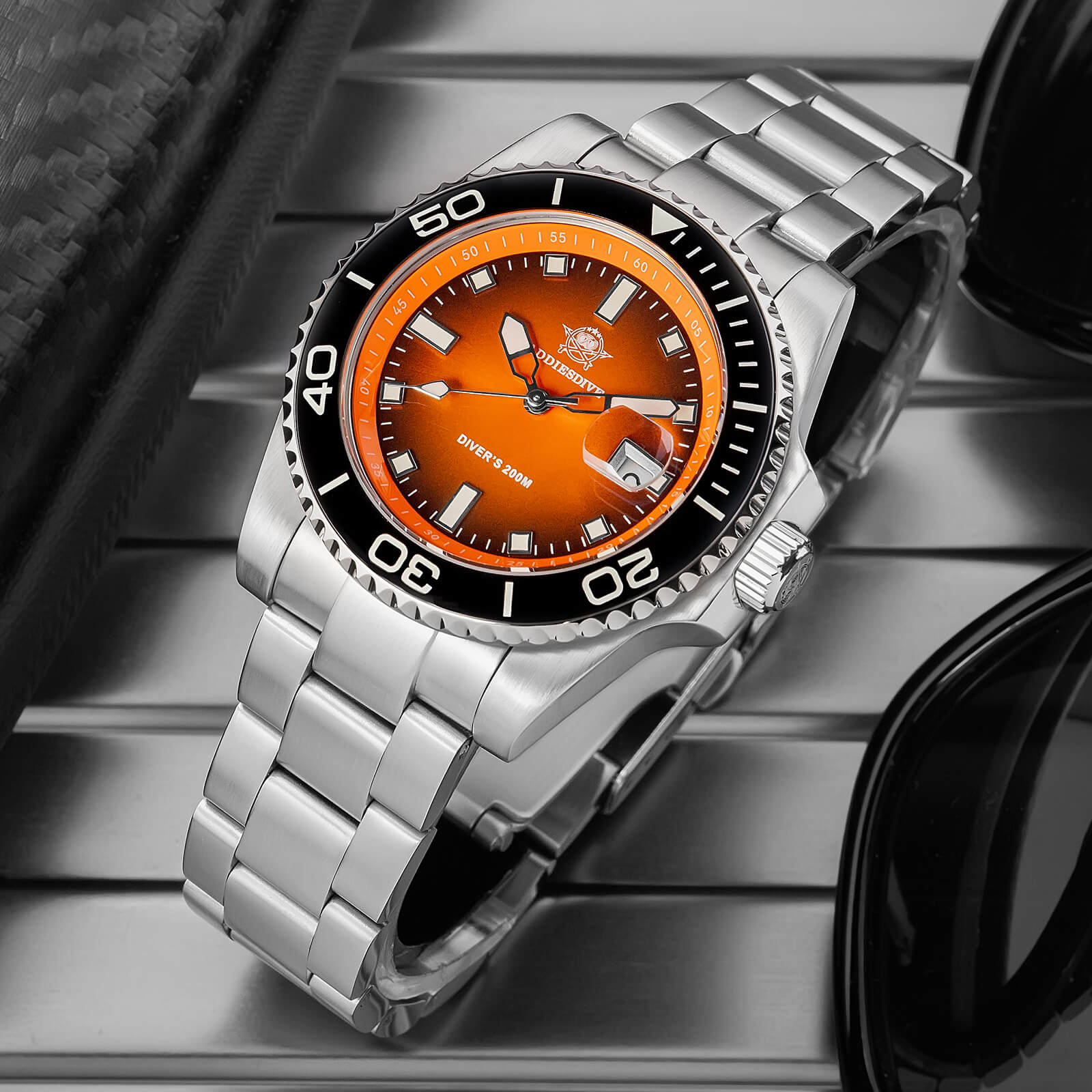 ★October Sale★ADDIESDIVE 41mm Quartz Dive Watch AD2089