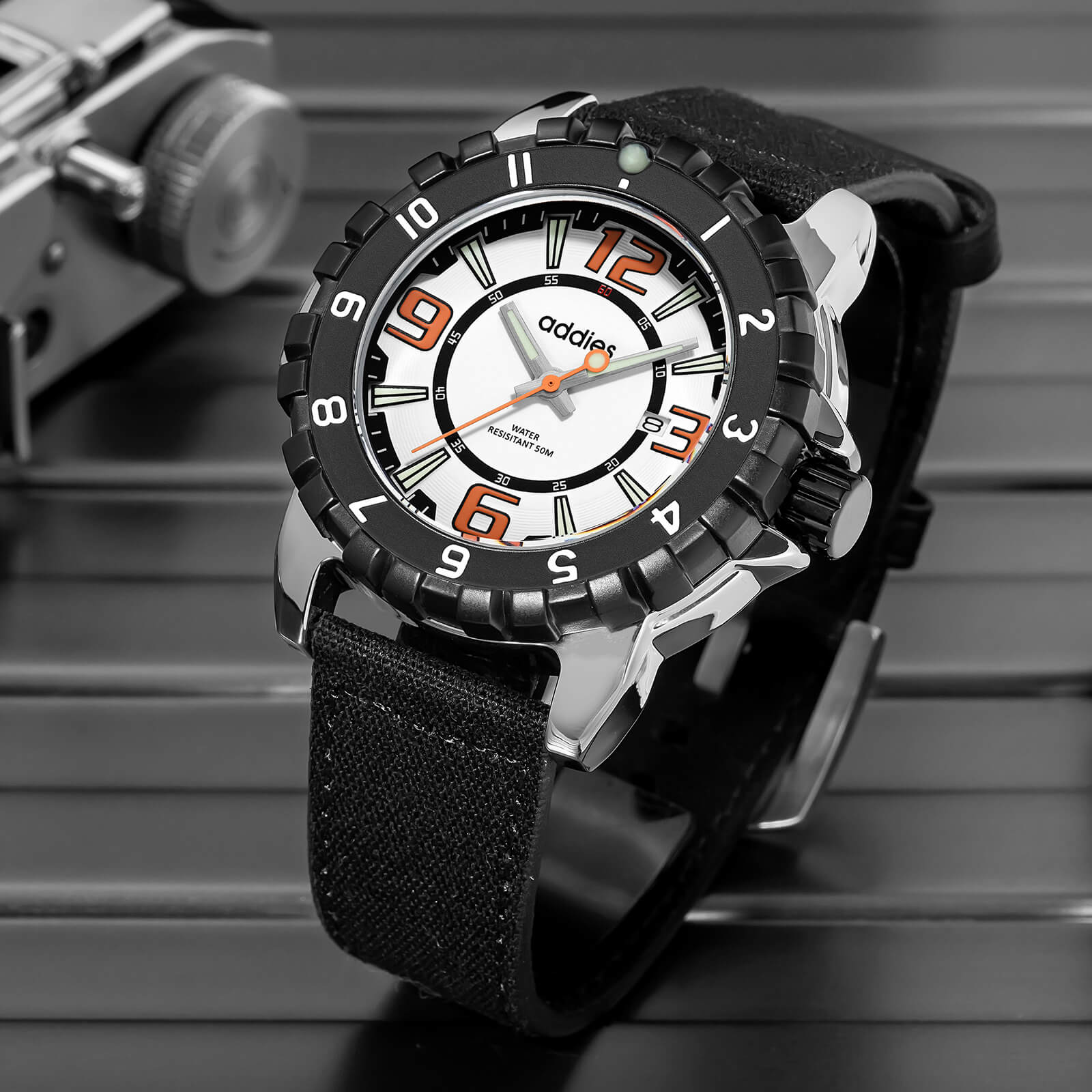 ADDIES Sporty Quartz Watch MY-057 , 50m Waterproof