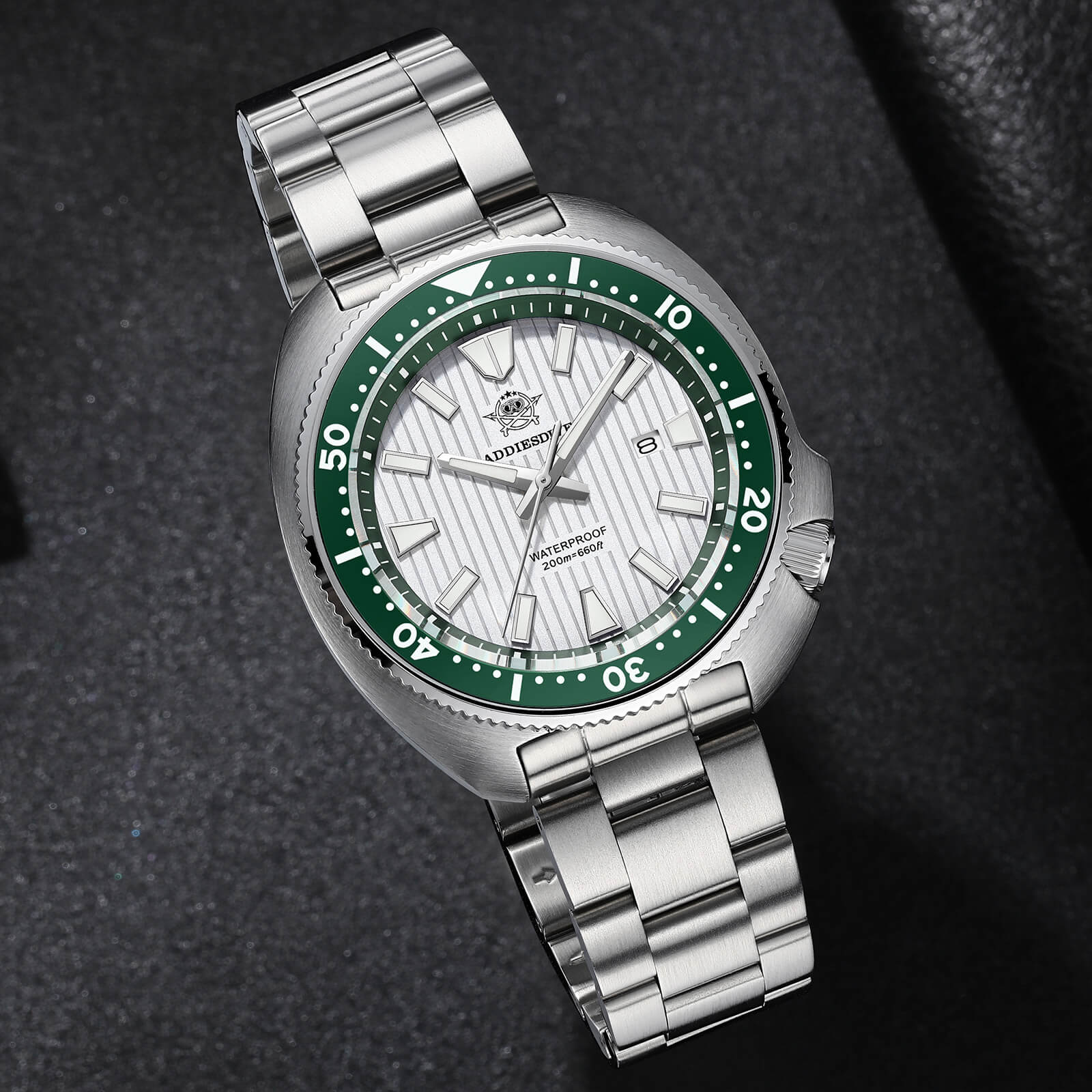 ★Weekly Deal★Addiesdive Turtle Quartz Diver Men Watch AD2507