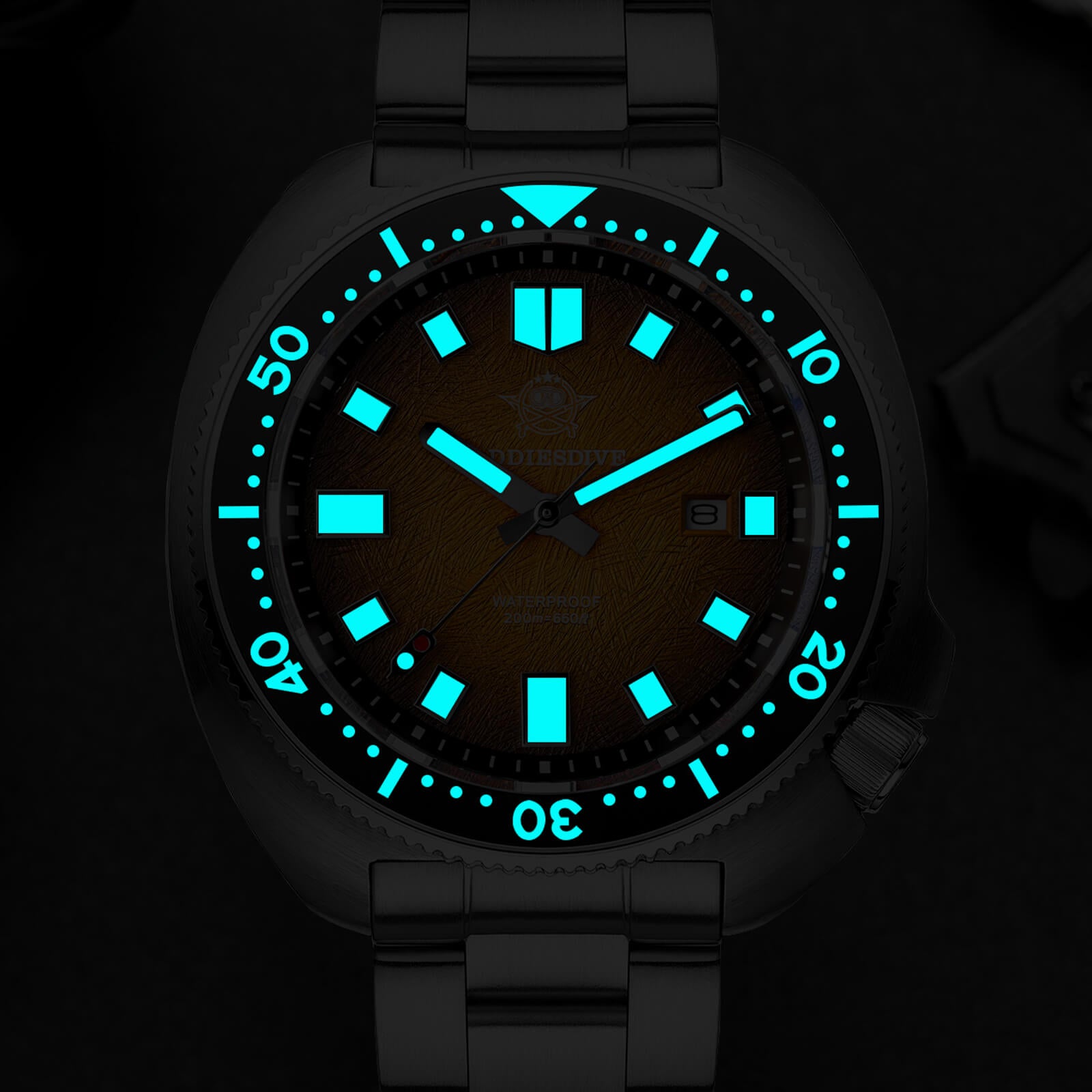 ★New Arrival★Addiesdive Turtle Quartz Diver Men Watch Sapphire Crystal AD2511