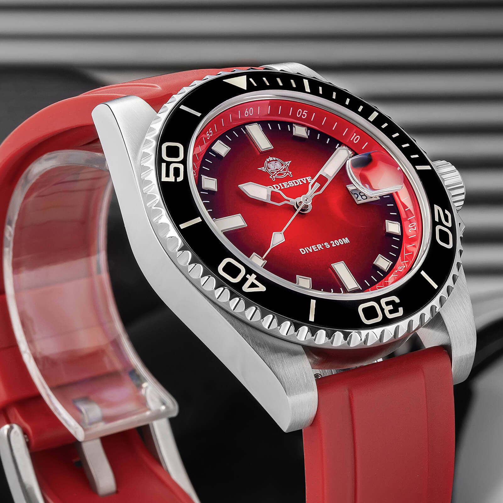 ★October Sale★ADDIESDIVE 41mm Quartz Dive Watch AD2089