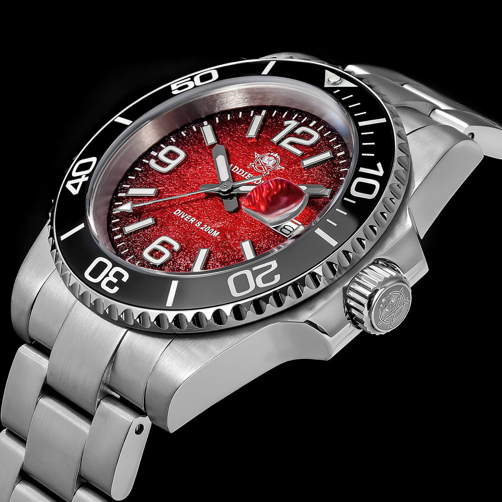 Addiesdive 41mm Modern Sub Quartz Watch with 200M Water Waterproof,AD2513