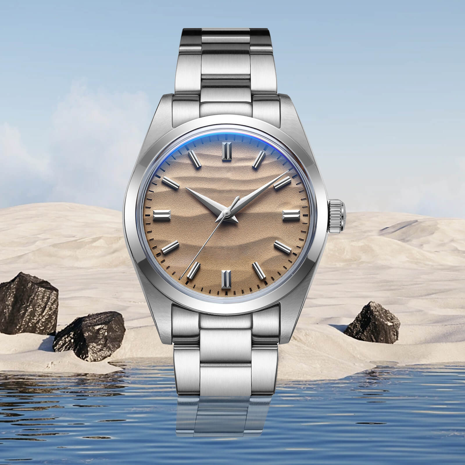 ★India Warehouse★ADDIESDIVE 36mm Quartz Watch without Logo VH31 Movement (AD2030)