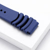 ADDIESDIVE Silicone Watch Strap For Men Diver Watches Blue 22mm