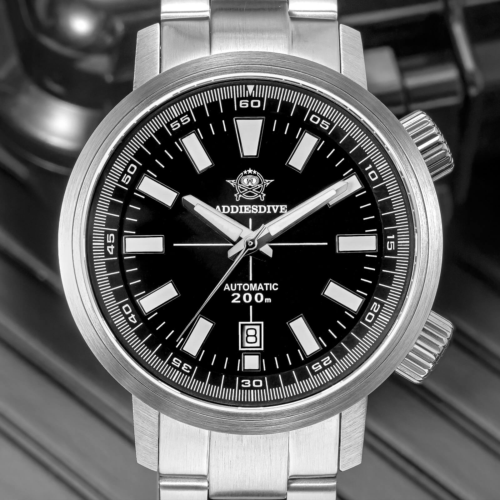 Addiesdive Dual Crown Captain Willard 6105 Homage AD2093