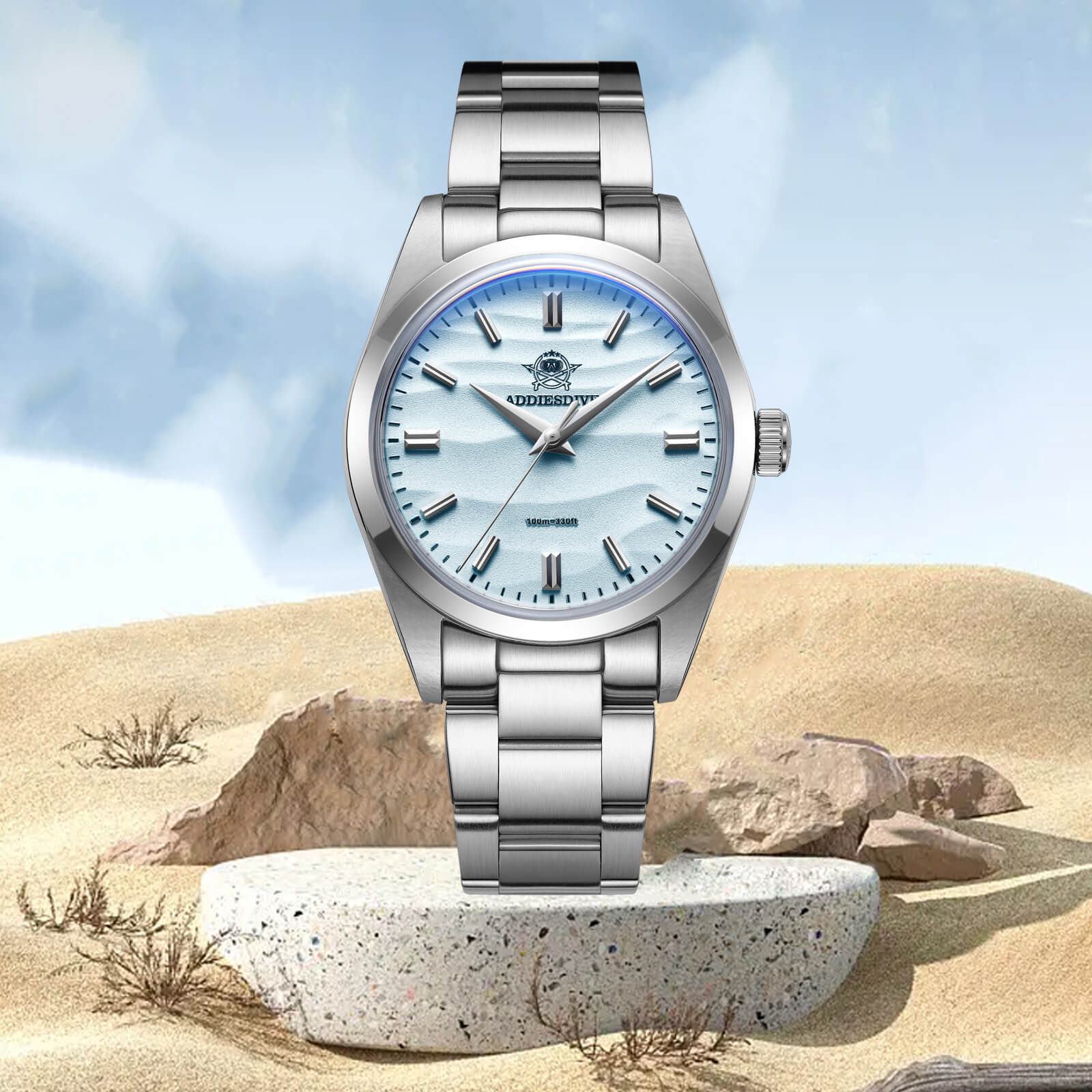 ★India Warehouse★ADDIESDIVE 36mm Quartz Watch VH31 Movement (AD2030)
