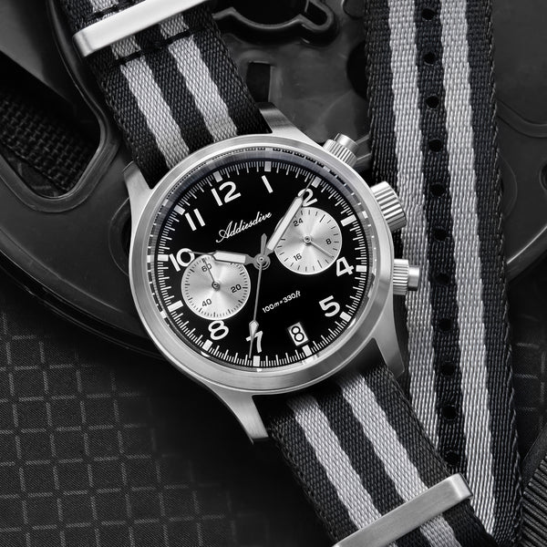 ADDIESDIVE 39mm VK64 AD2538 Chronograph Watch