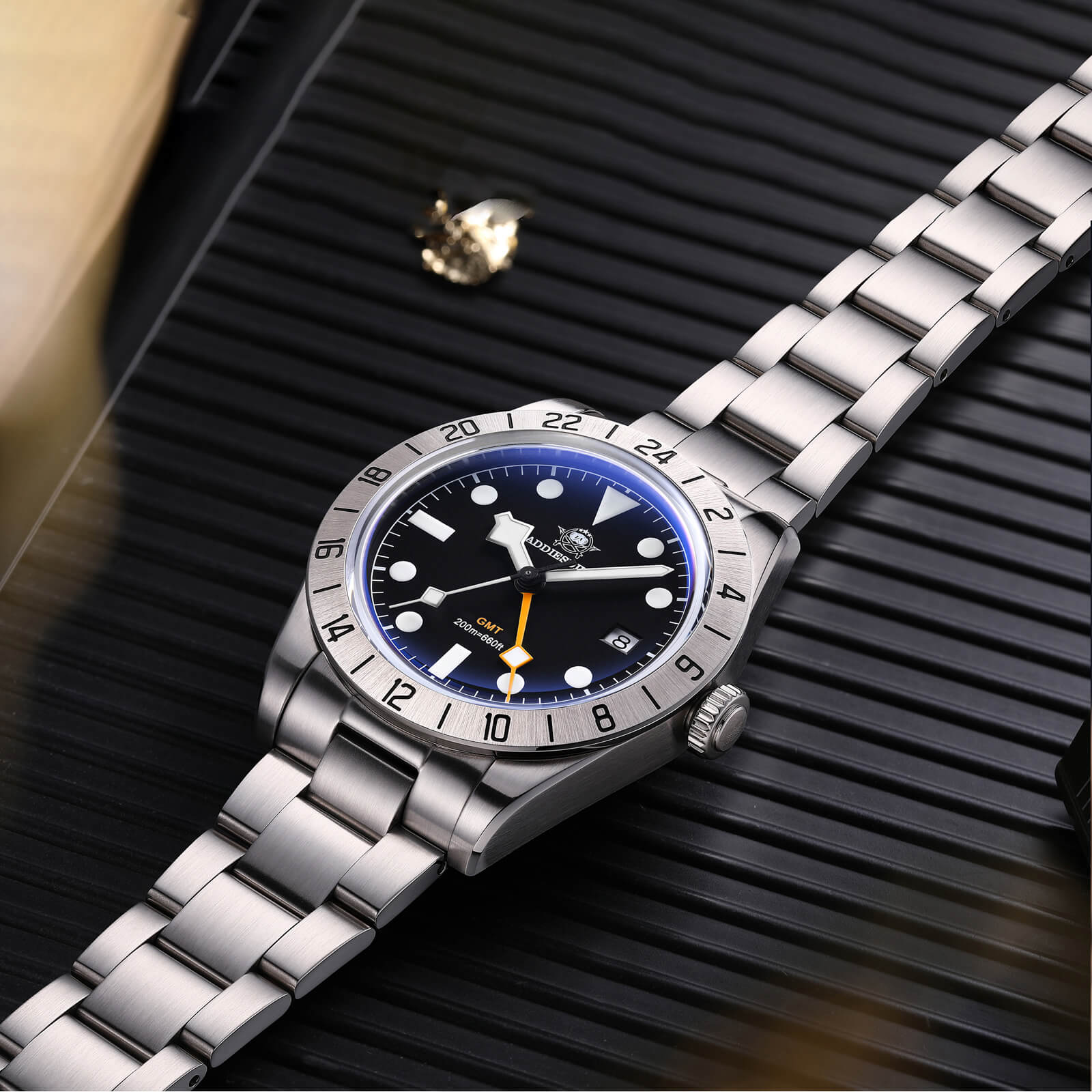 ★Weekly Deal★ADDIESDIVE 39mm BB GMT Quartz Watch RONDA515 Movement(AD2035/AD2036)