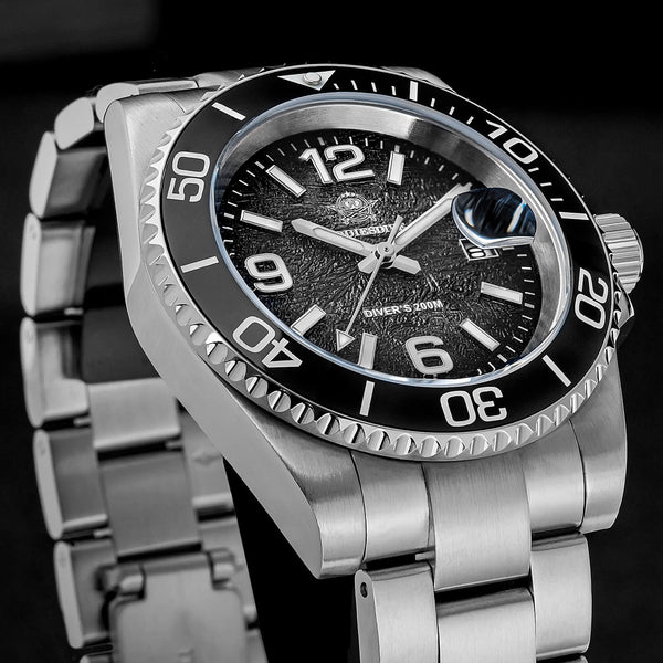 Addiesdive 41mm Modern Sub Quartz Watch with 200M Water Waterproof,AD2513