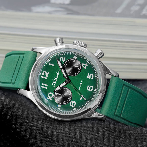 ★SuperDeals★ADDIESDIVE 38mm VK64 Chronograph Watch AD2516