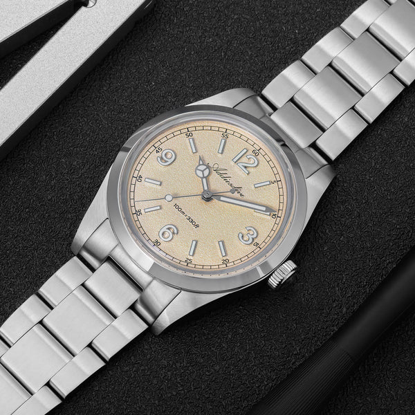 ADDIESDIVE 36mm VH31 Quartz Field Watch AD2518